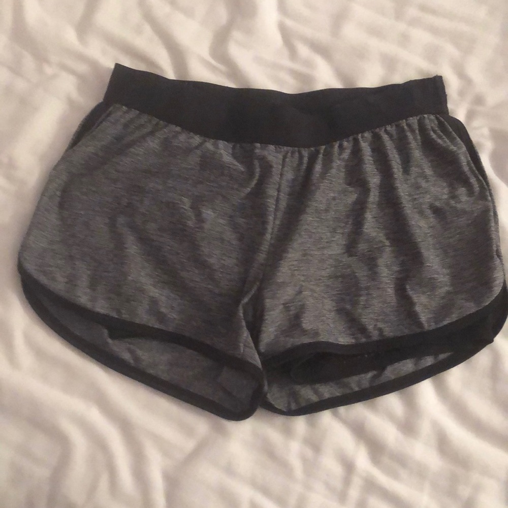 REEBOK running shorts in heather gray